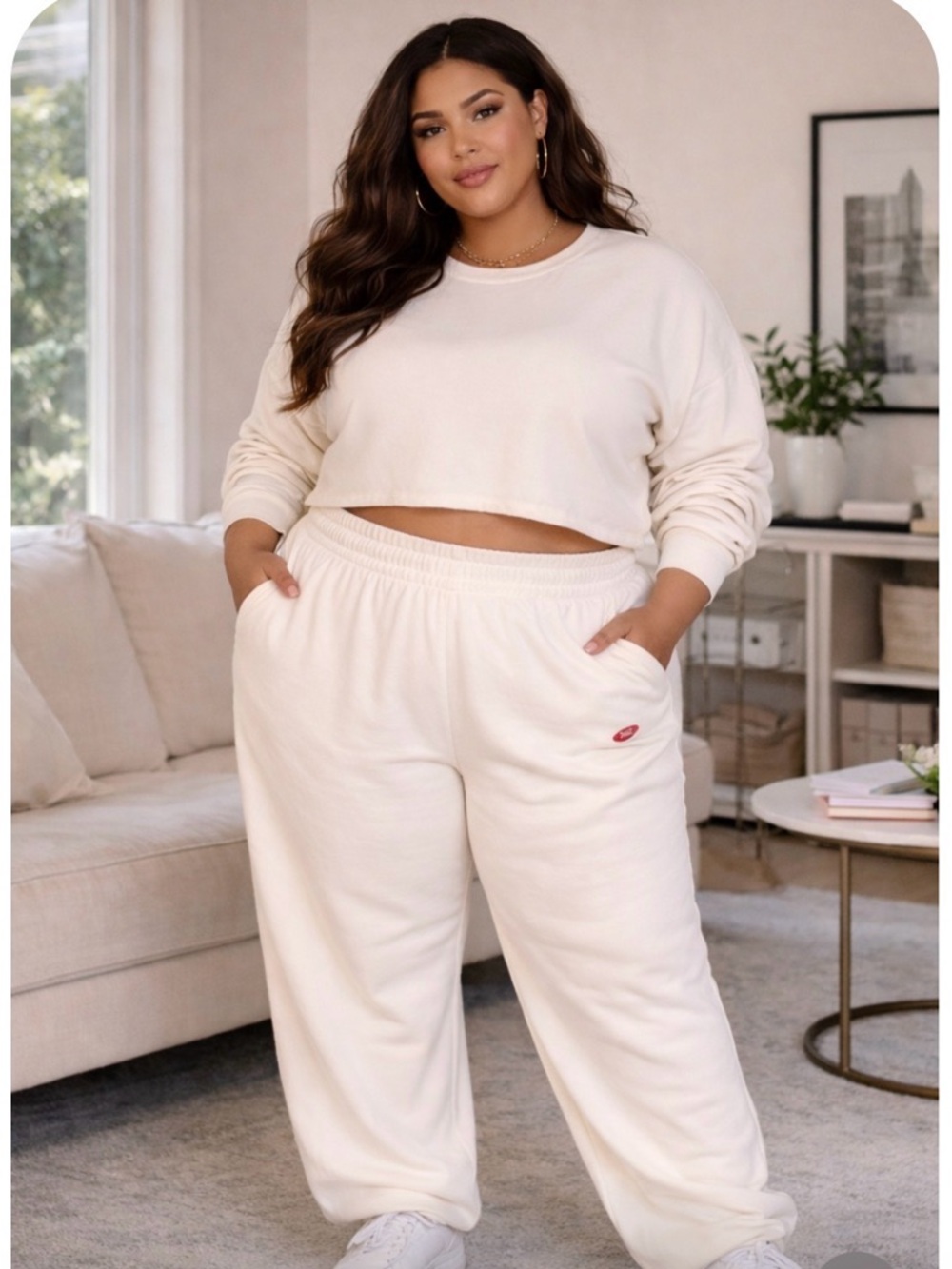 Wild Fable Cream Cozy Pants